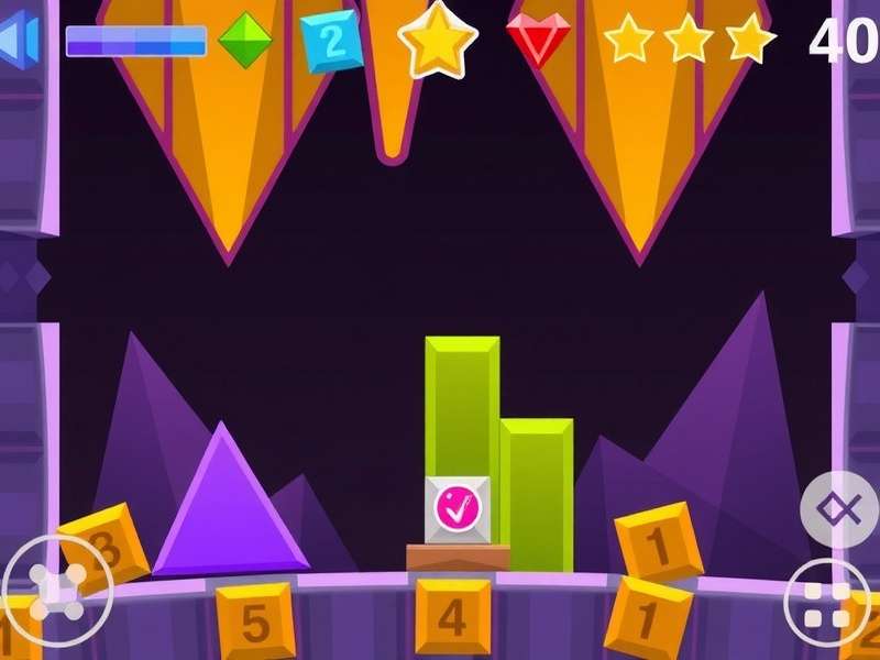 Geometry Dash Lite gameplay screenshot showing cube jumping over spikes