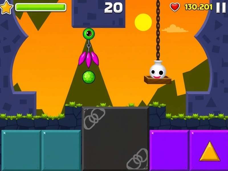 Geometry Dash gameplay screenshot showing level design