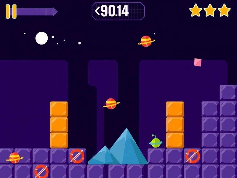 Geometry Dash easiest levels showcase with beginner gameplay