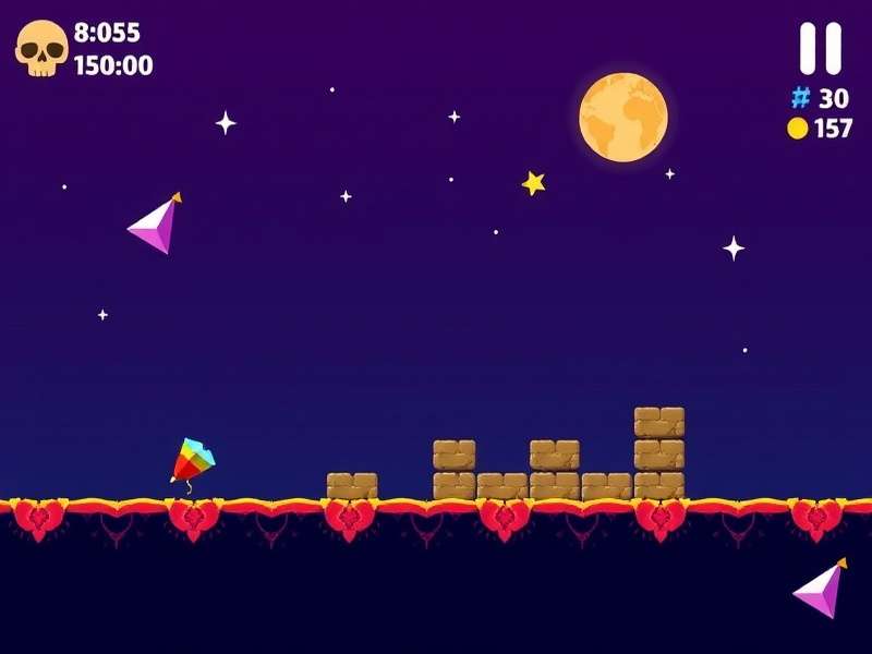 Geometry Dash custom game mode creation interface showing level editor