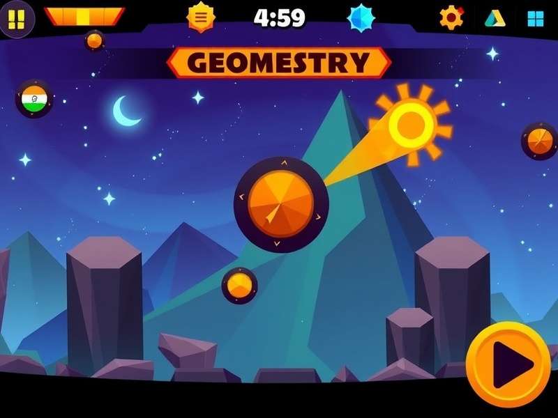 Visual representation of Geometry Dash gamemodes wheel showing all icons