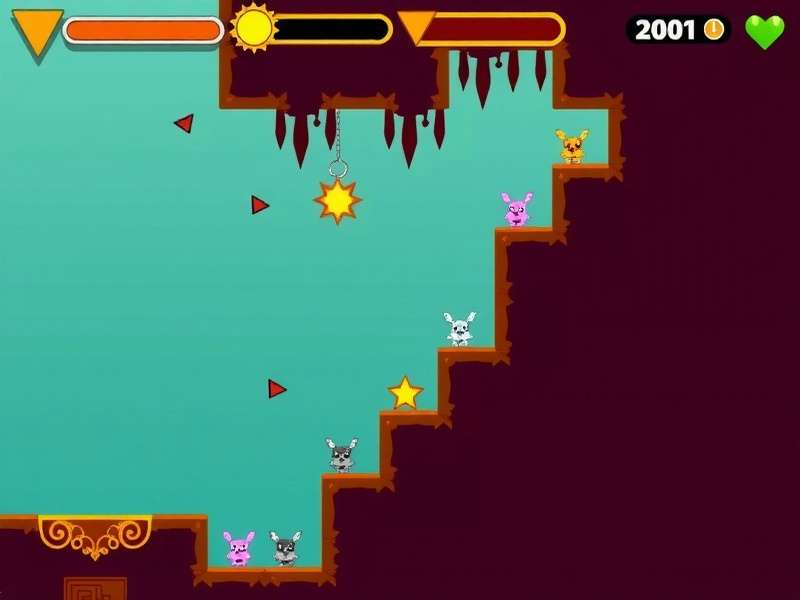 Detailed breakdown of Geometry Dash game level design showing obstacles and timing