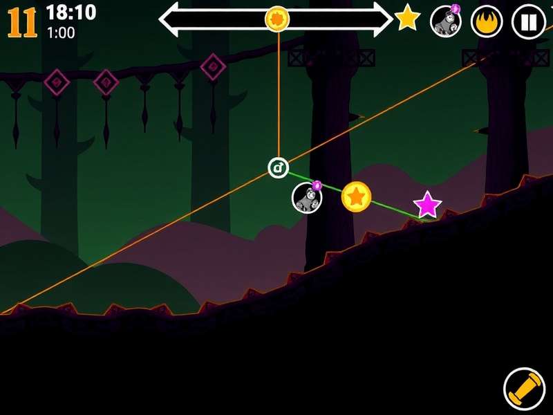 Geometry Dash Lite gameplay screenshot showing the cube character navigating spikes