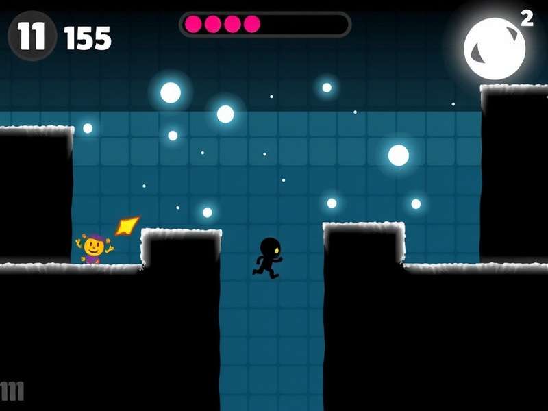 Geometry Dash gameplay visual rhythm patterns showing timing markers