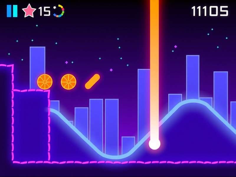 Geometry Dash IO gameplay showcasing vibrant colors and geometric obstacles