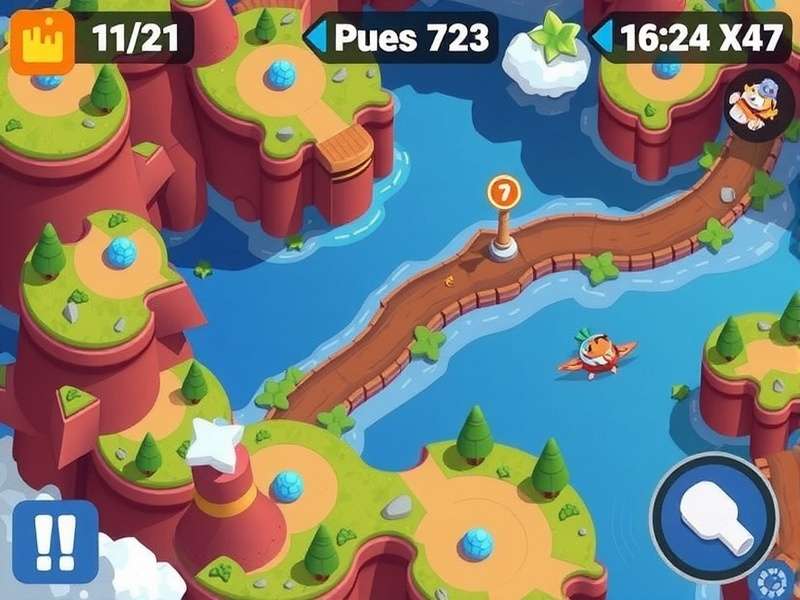 Geometry Dash gameplay screen showing colorful geometric obstacles and a cube character