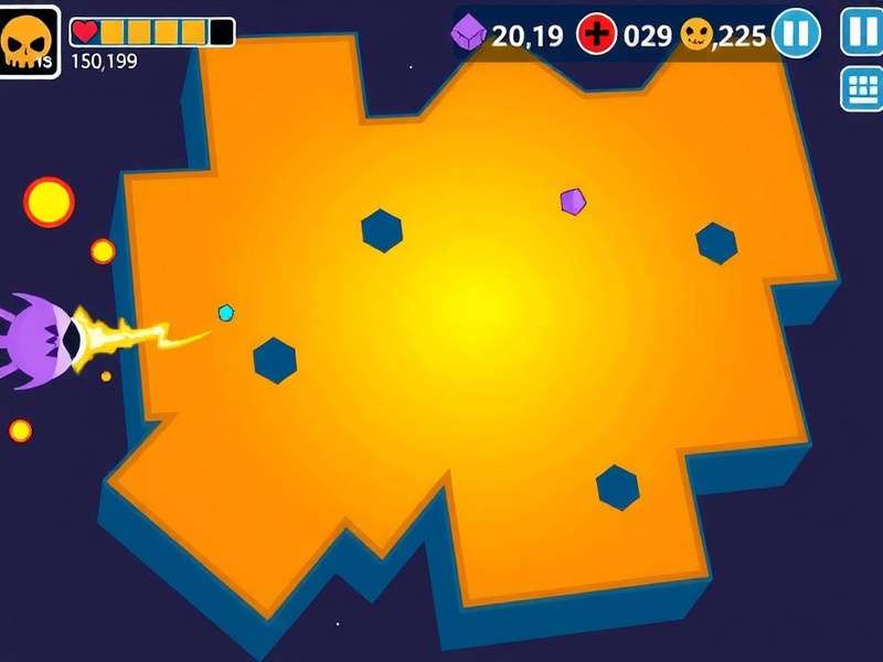 Geometry Dash game icon on multiple device screens