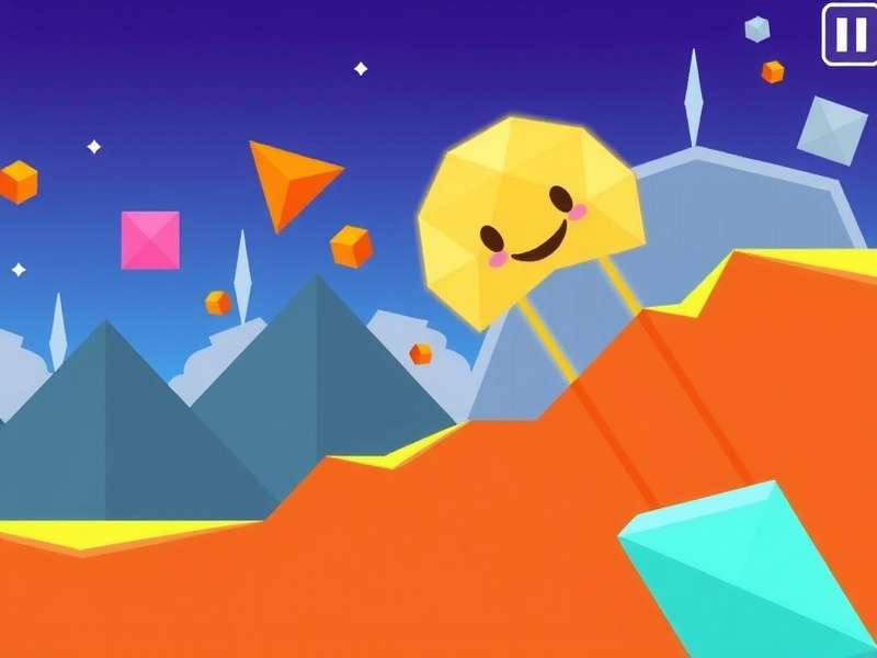 Geometry Dash Dash gameplay showing advanced cube navigation through spikes and obstacles