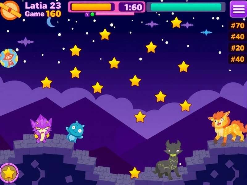 Gomi Dash gameplay screenshot showing vibrant geometric patterns and a cube character