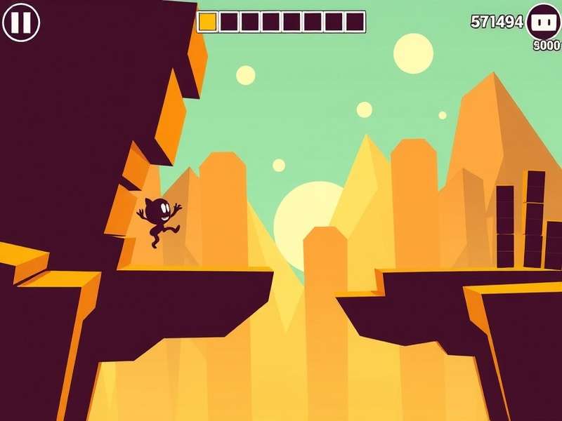 Scratch Geometry Dash vibrant gameplay screen with icons and obstacles