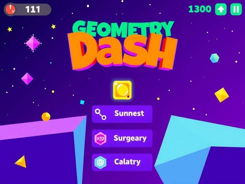 Geometry Dash S vibrant gameplay showing cube, ship, and wave gamemodes