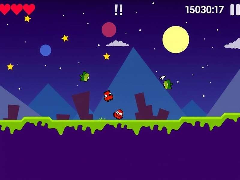 Geometry Dash game splash featuring the iconic block character and rhythmic platforming levels