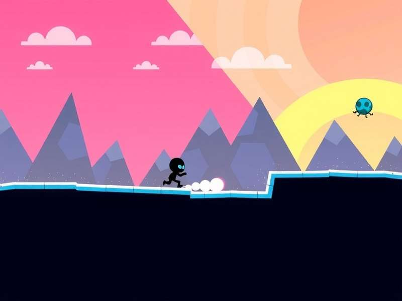Dash Geometry Dash – Rhythm platformer action with neon visuals and geometric obstacles