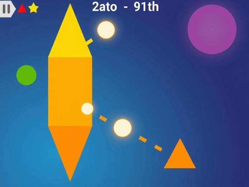 Geometry Dash Lite gameplay showing neon obstacles, spikes, and the iconic square icon jumping through a rhythm-based level