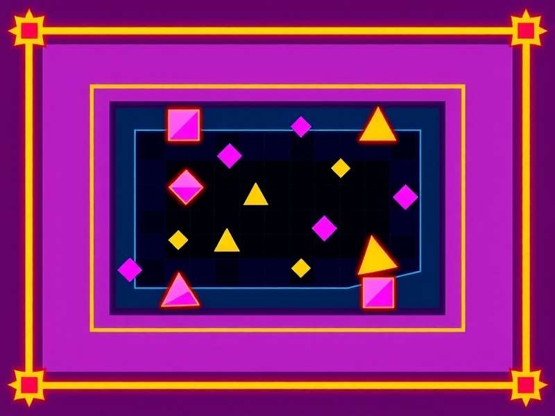 Geometry Dash Game Scratch gameplay screenshot showing rhythm-based platforming action