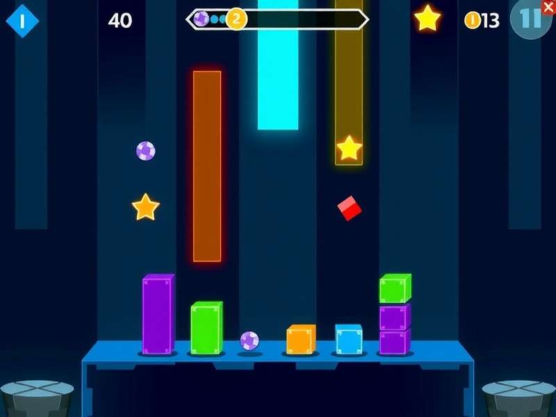 Geometry Dash Game Lite Practice Mode with checkpoints and rewind