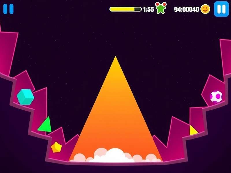 Geometry Dash Play Online – vibrant rhythm platformer with geometric obstacles and neon visuals