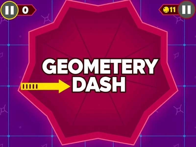 Geometry Dash Online Free - Rhythm platformer game screenshot